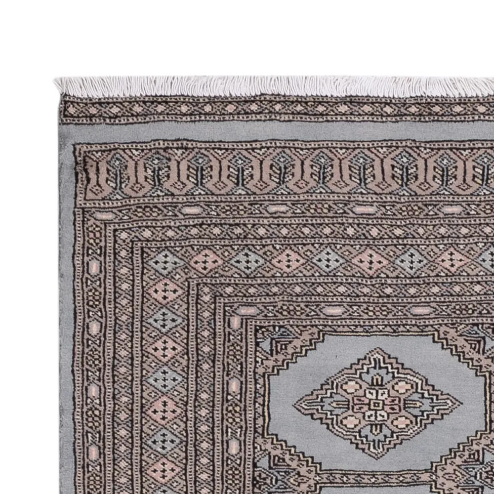 Pakistan teppe - 181 x 124 cm - lyseblå