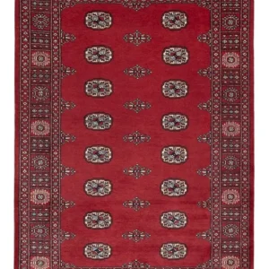 Pakistan teppe - 185 x 126 cm - rød