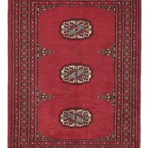 Pakistan teppe - 90 x 61 cm - rød