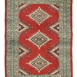 Pakistan teppe - 82 x 63 cm - rød