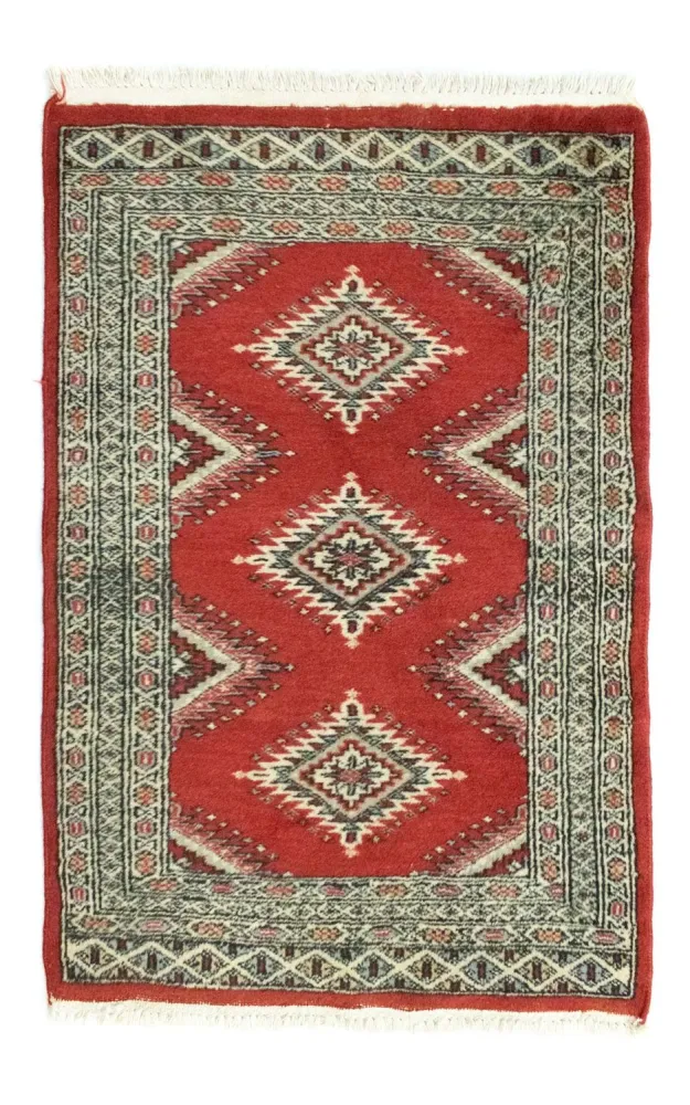 Pakistan teppe - 82 x 63 cm - rød