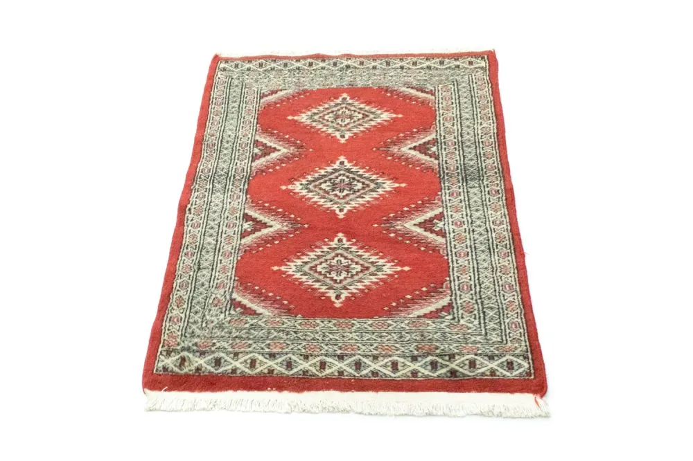 Pakistan teppe - 82 x 63 cm - rød