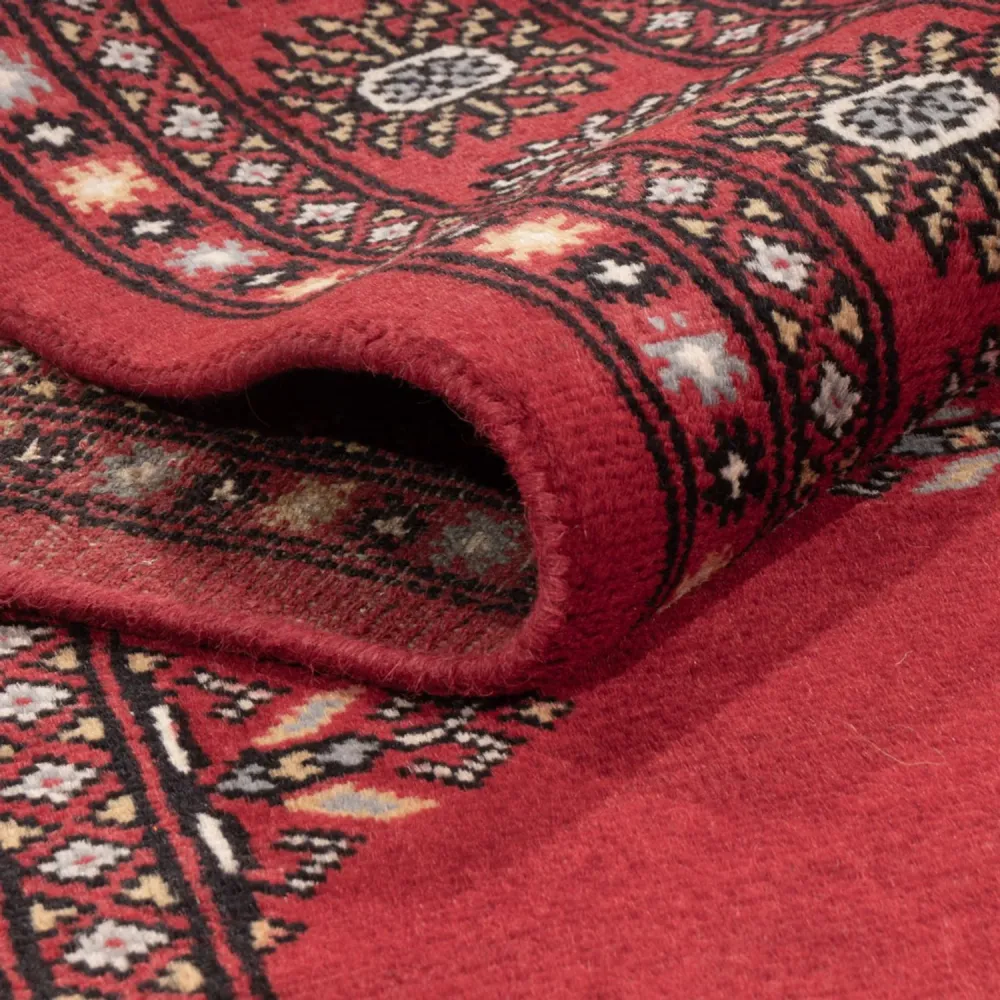 Pakistan teppe - 205 x 138 cm - rød