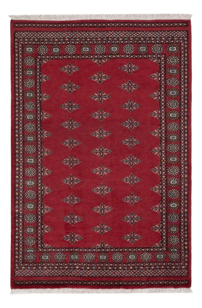 Pakistan teppe - 208 x 140 cm - rød