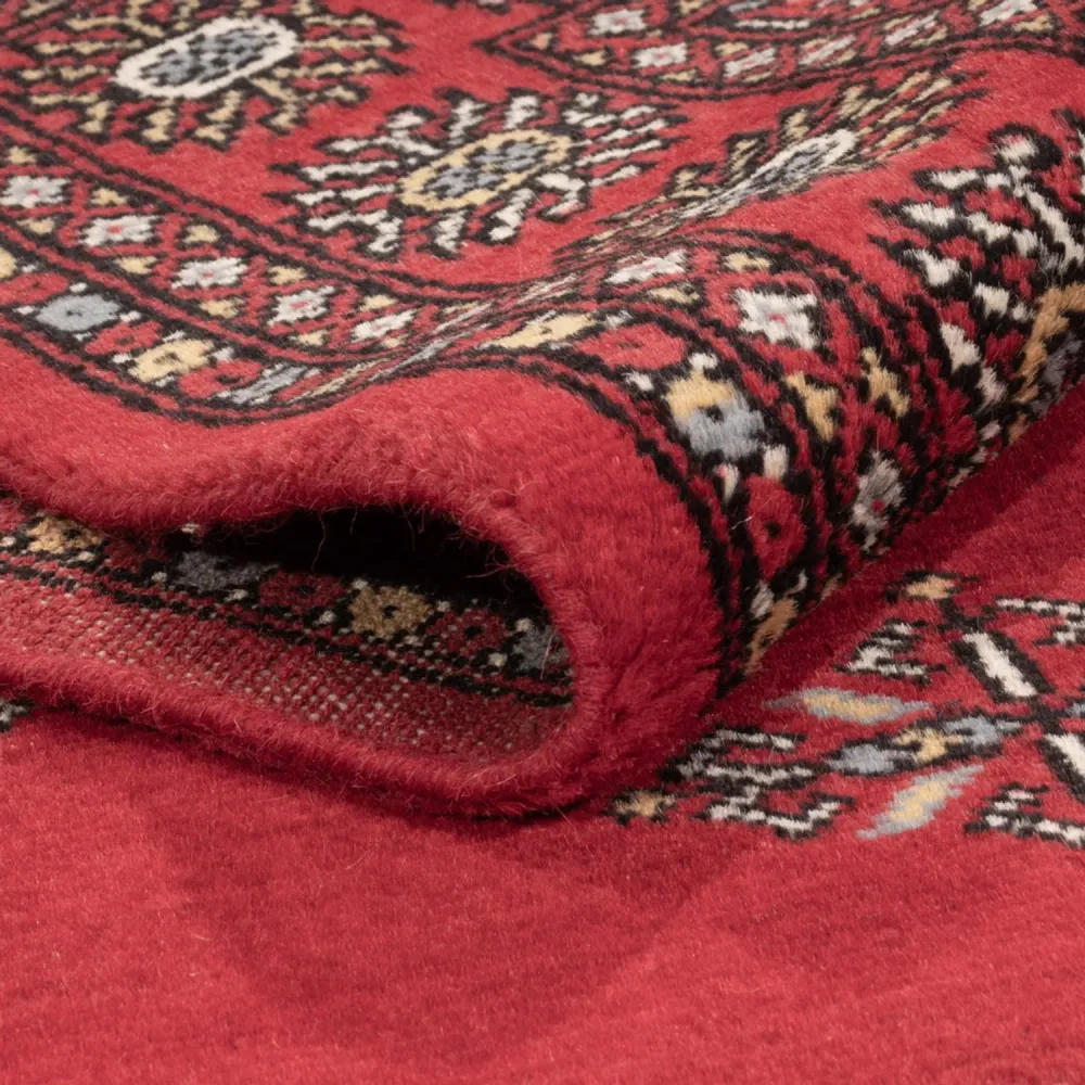 Pakistan teppe - 208 x 140 cm - rød