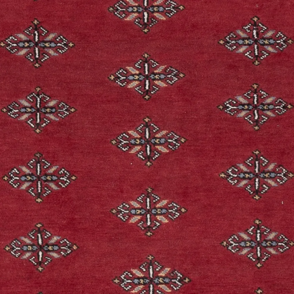 Pakistan teppe - 208 x 140 cm - rød