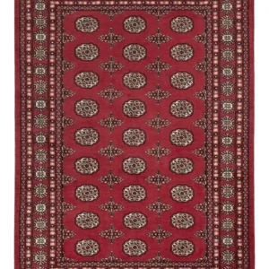 Pakistan teppe - 210 x 139 cm - rød