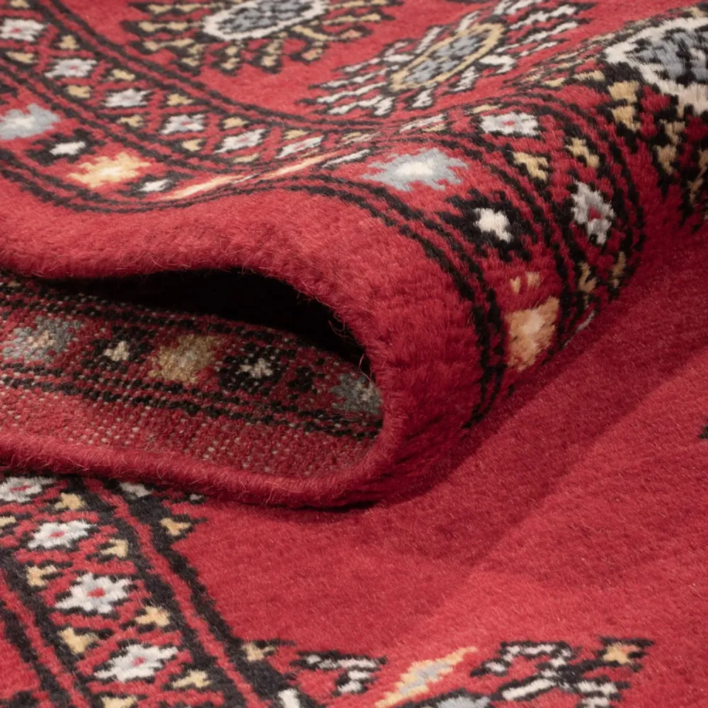 Pakistan teppe - 215 x 137 cm - rød
