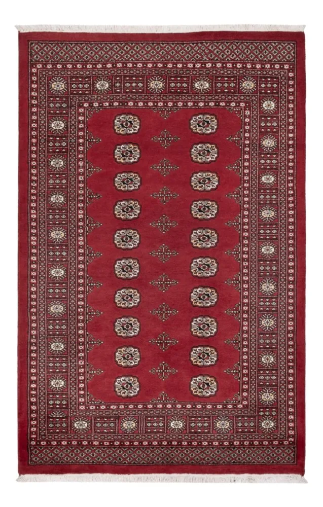 Pakistan teppe - 216 x 139 cm - rød