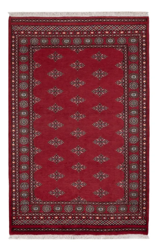 Pakistan teppe - 217 x 139 cm - rød