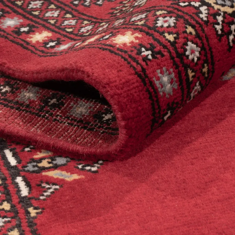 Pakistan teppe - 218 x 140 cm - rød
