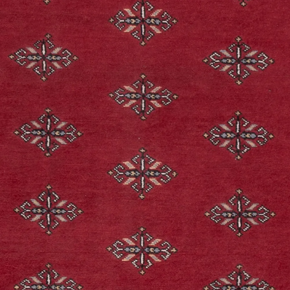 Pakistan teppe - 218 x 140 cm - rød