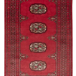 Pakistan teppe - 98 x 61 cm - rød