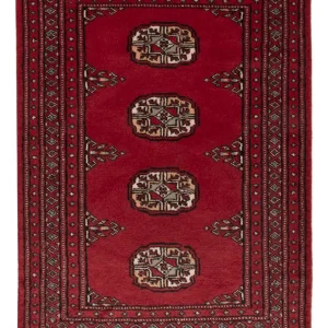 Pakistan teppe - 97 x 63 cm - rød