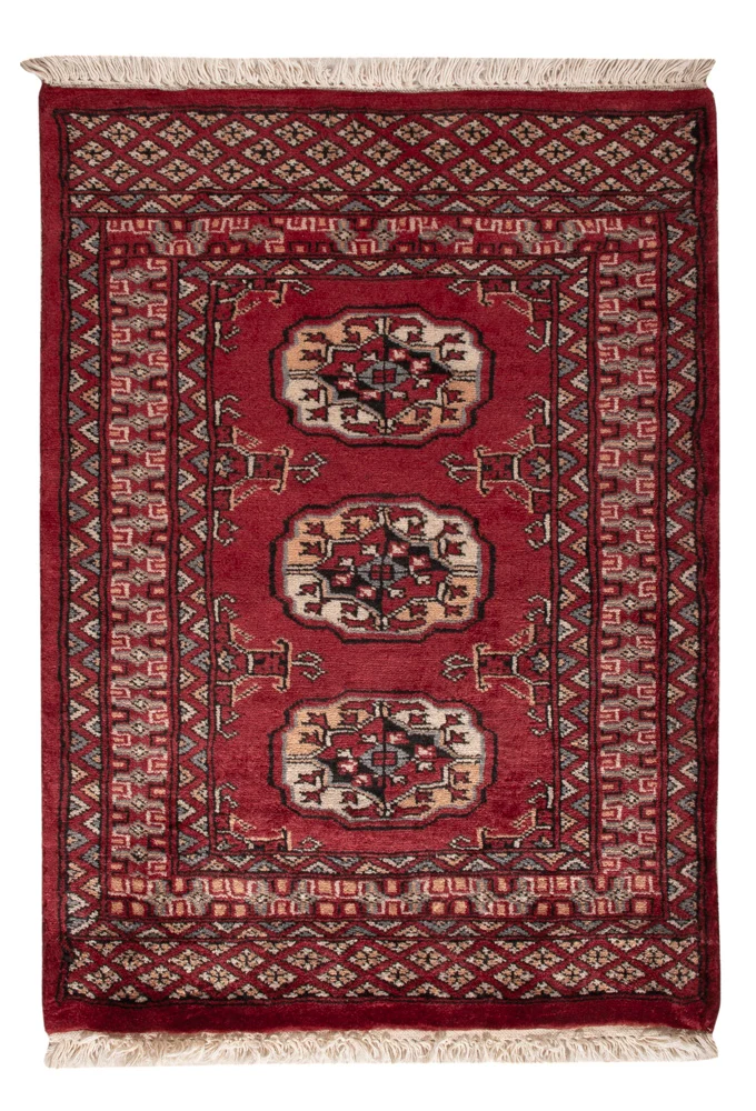 Pakistan teppe - 90 x 64 cm - rød