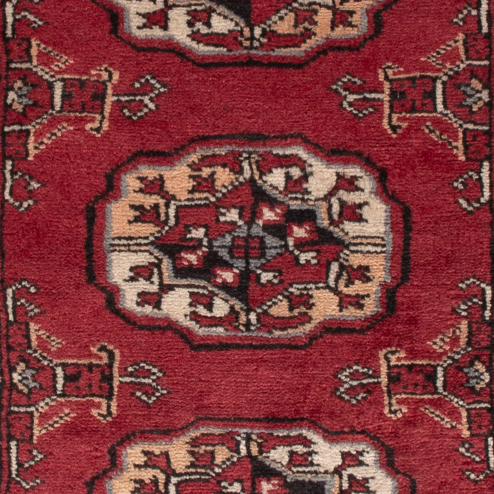 Pakistan teppe - 90 x 64 cm - rød