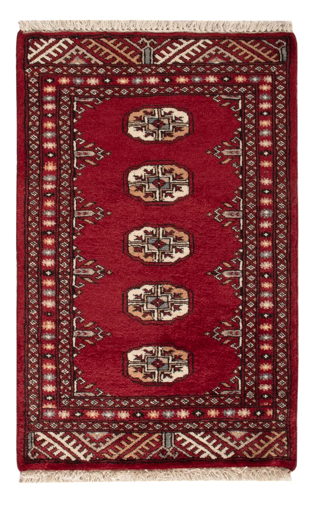 Pakistan teppe - 90 x 60 cm - rød