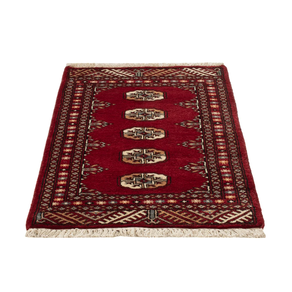 Pakistan teppe - 90 x 60 cm - rød
