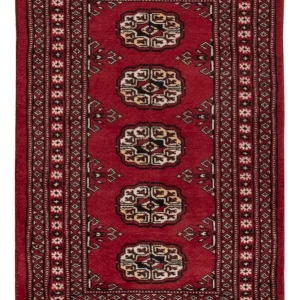 Pakistan teppe - 95 x 61 cm - rød