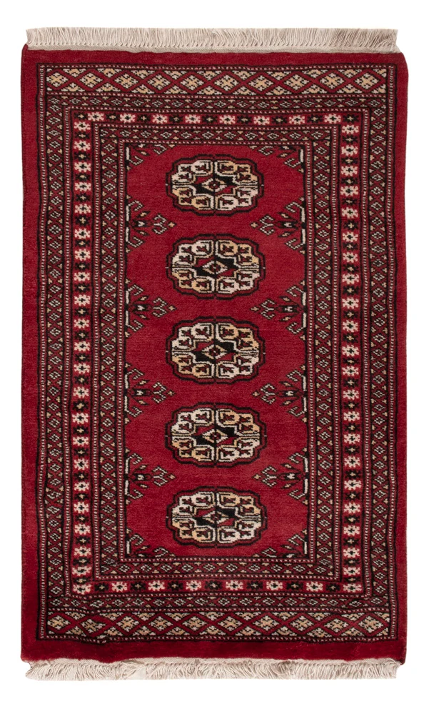 Pakistan teppe - 95 x 61 cm - rød