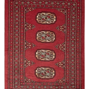 Pakistan teppe - 92 x 65 cm - rød