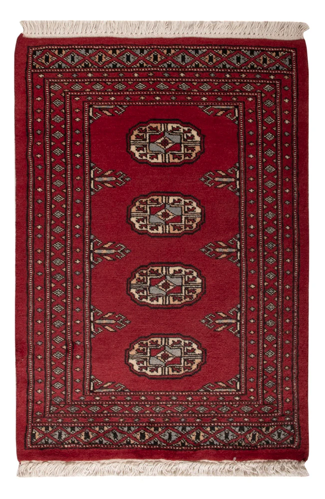 Pakistan teppe - 92 x 62 cm - rød