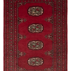 Pakistan teppe - 92 x 62 cm - rød