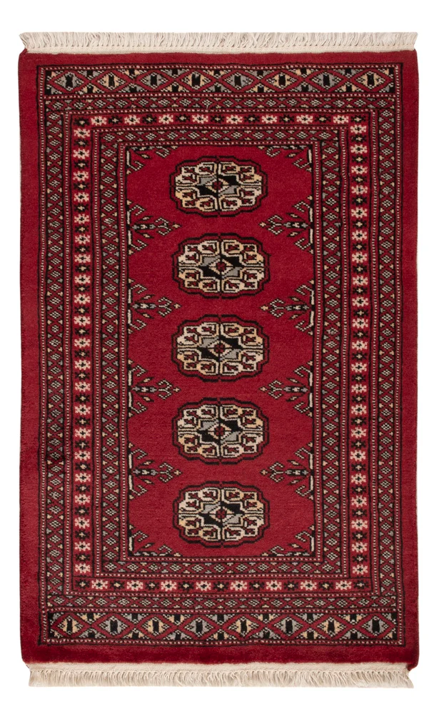 Pakistan teppe - 94 x 62 cm - rød