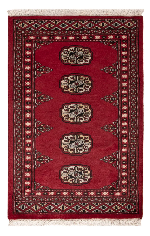 Pakistan teppe - 94 x 61 cm - rød