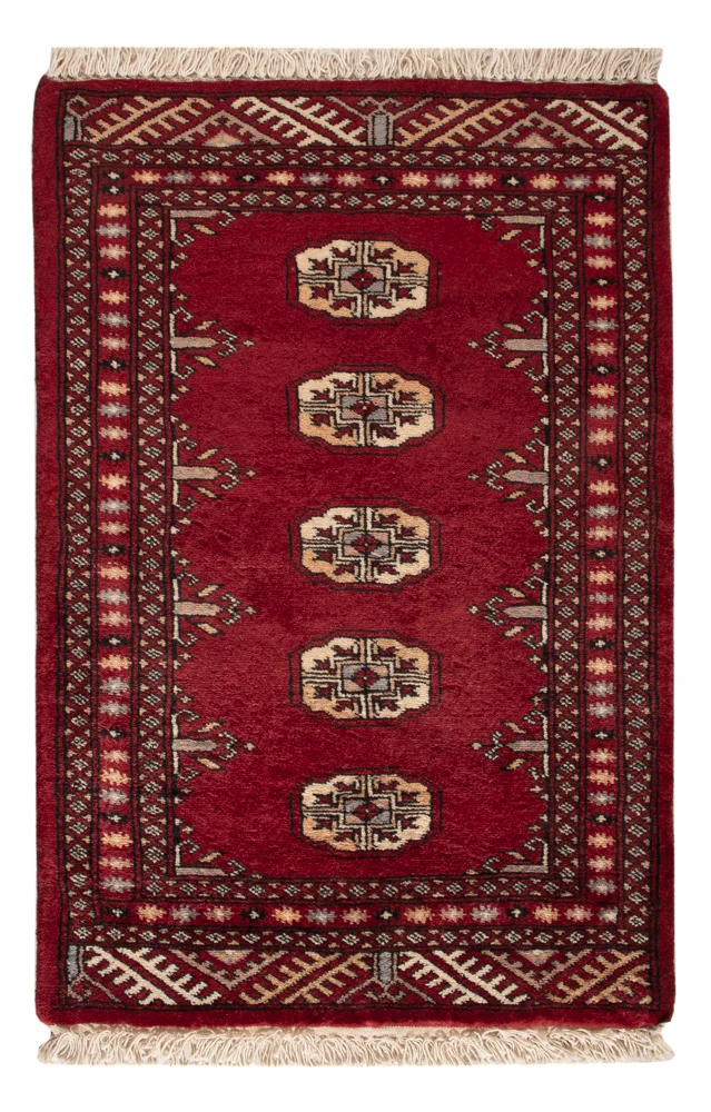 Pakistan teppe - 92 x 63 cm - rød