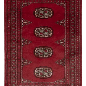 Pakistan teppe - 94 x 63 cm - rød