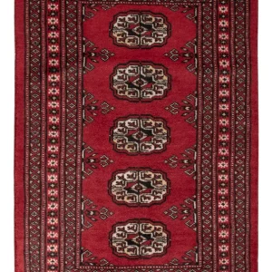 Pakistan teppe - 95 x 62 cm - rød