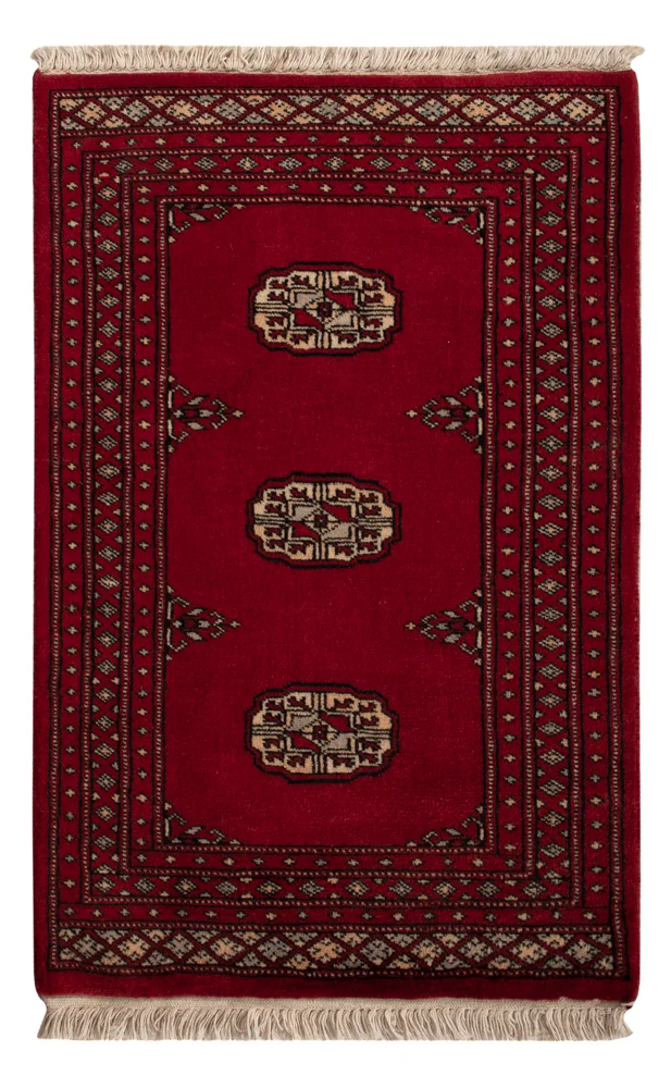 Pakistan teppe - 96 x 61 cm - rød