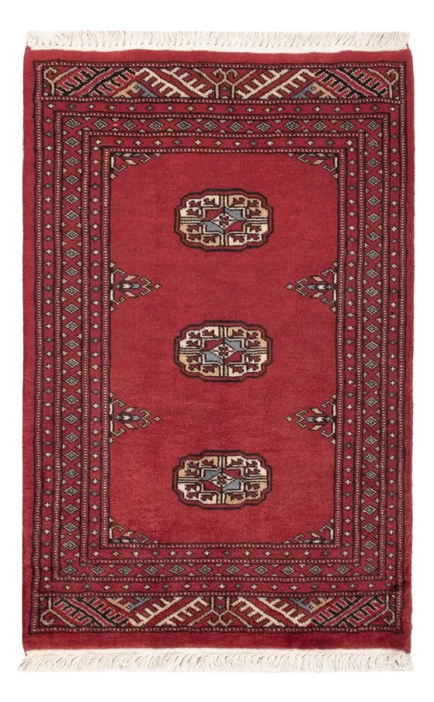 Pakistan teppe - 90 x 61 cm - rød
