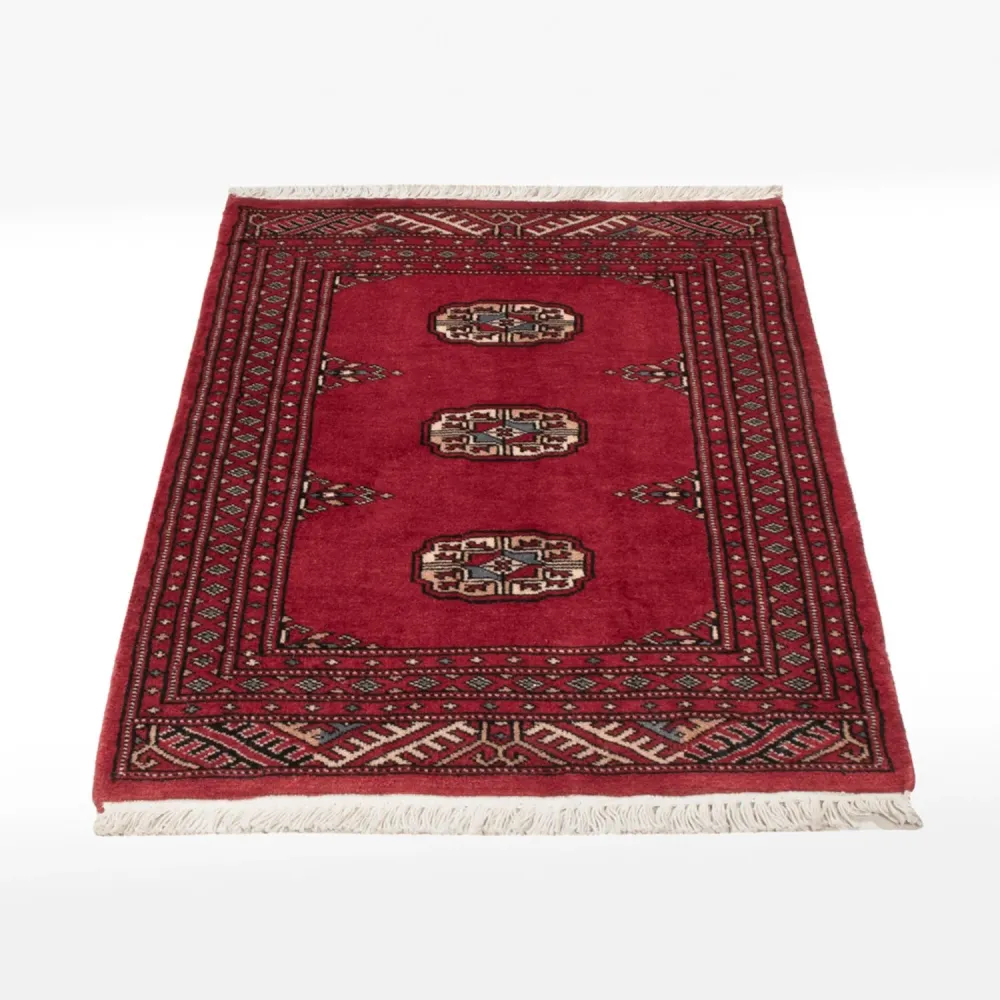 Pakistan teppe - 90 x 61 cm - rød
