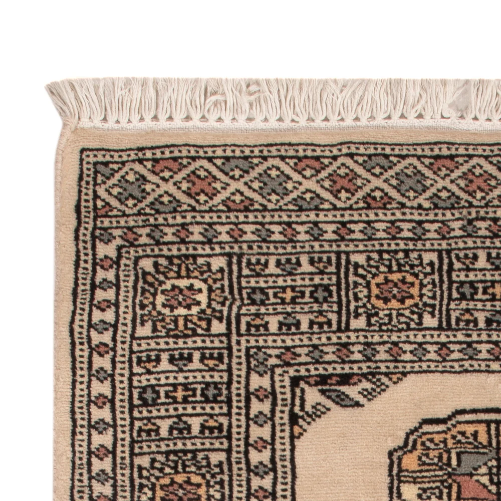 Pakistan teppe - 94 x 62 cm - krem
