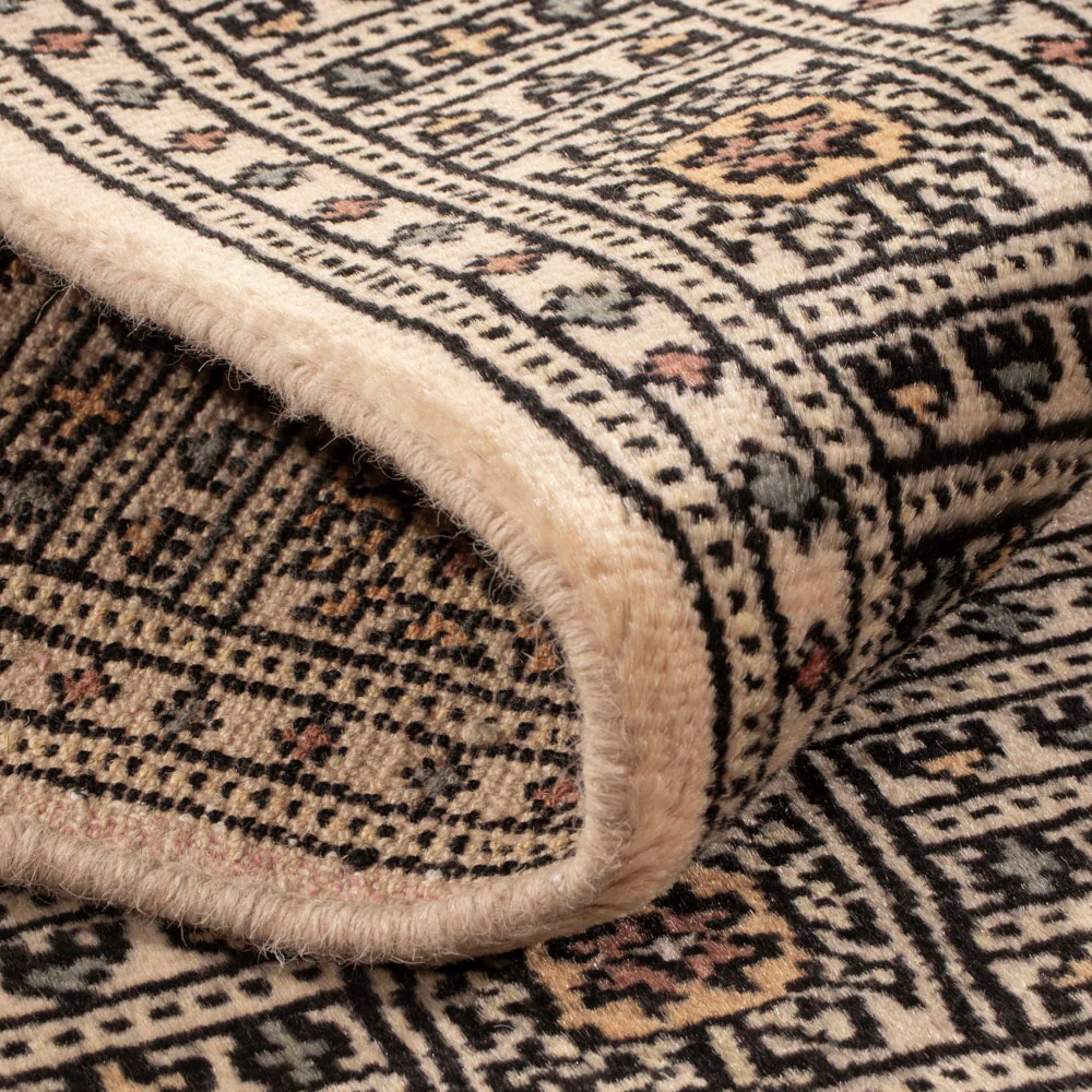 Pakistan teppe - 94 x 62 cm - krem