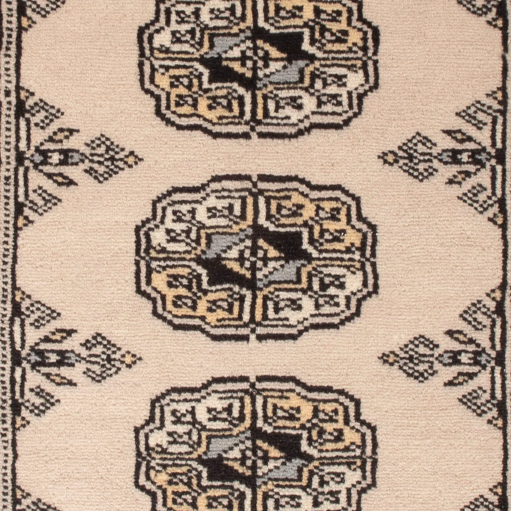 Pakistan teppe - 90 x 62 cm - krem