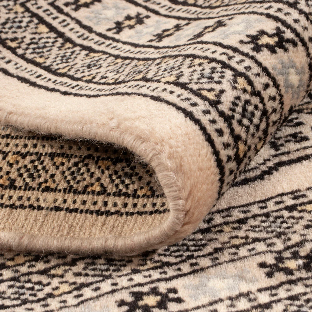 Pakistan teppe - 90 x 62 cm - krem