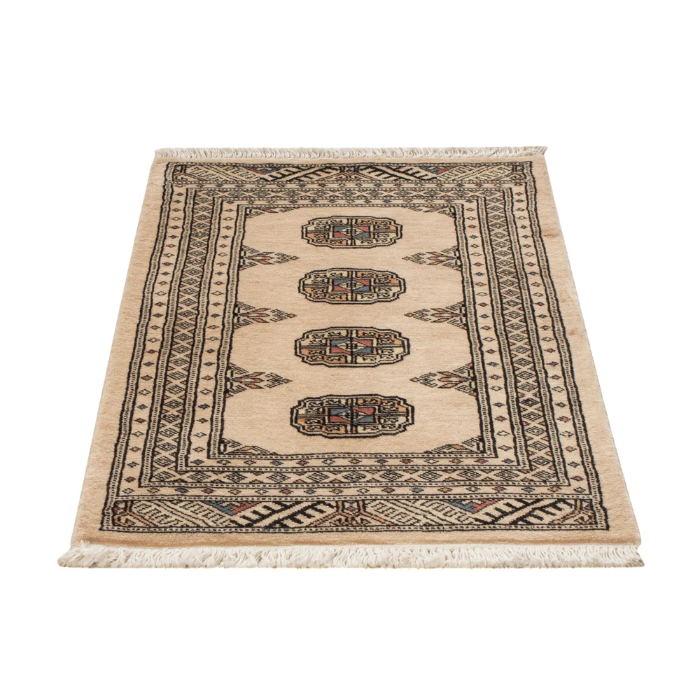 Pakistan teppe - 96 x 63 cm - krem