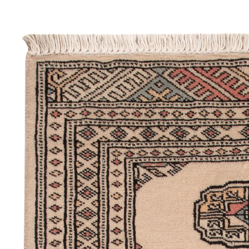 Pakistan teppe - 92 x 66 cm - krem
