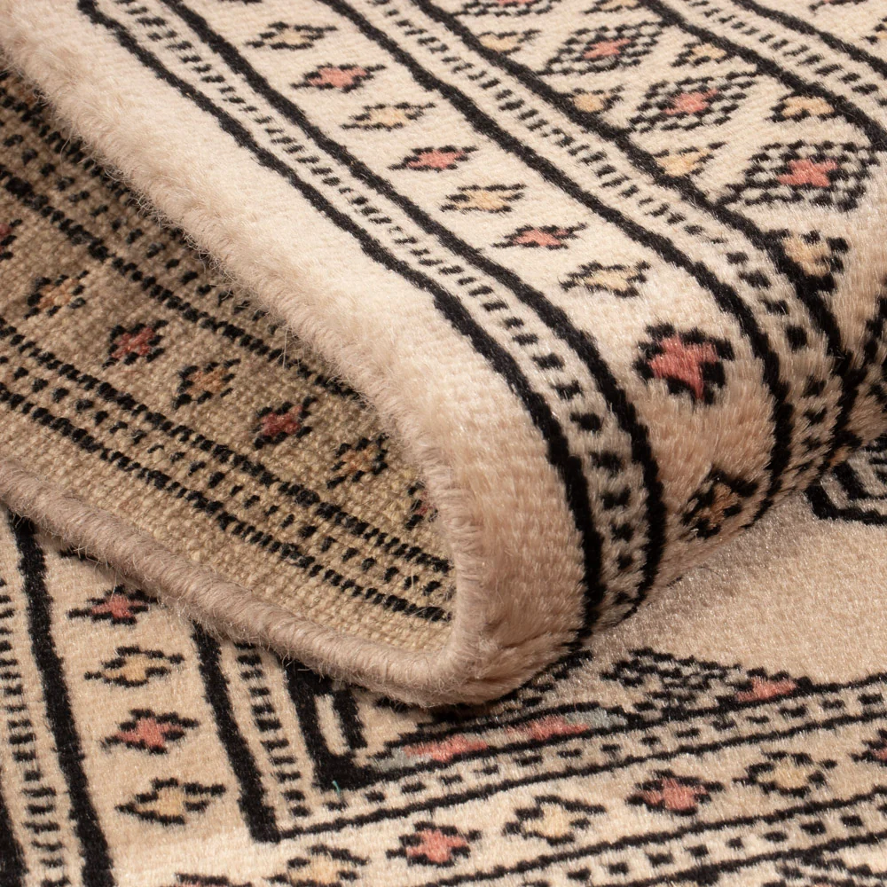 Pakistan teppe - 92 x 66 cm - krem