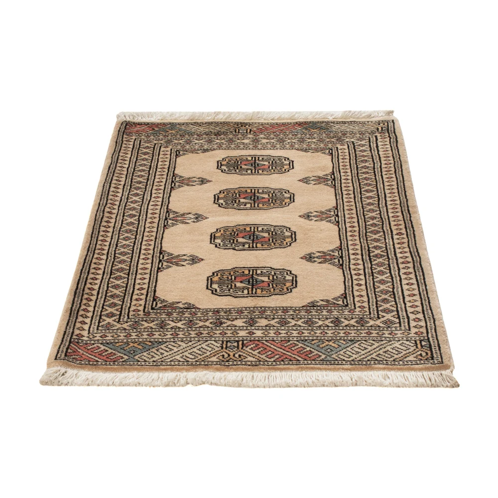 Pakistan teppe - 92 x 66 cm - krem