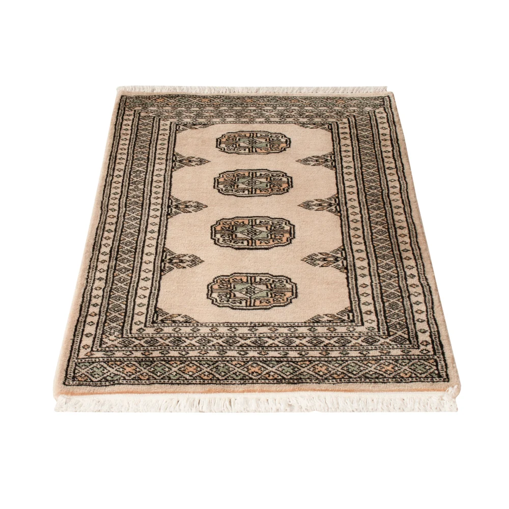 Pakistan teppe - 98 x 63 cm - krem