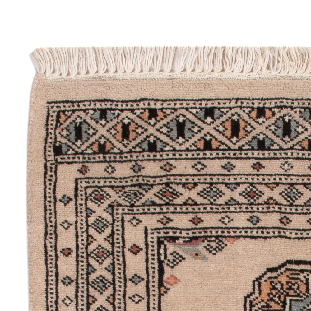 Pakistan teppe - 90 x 60 cm - krem