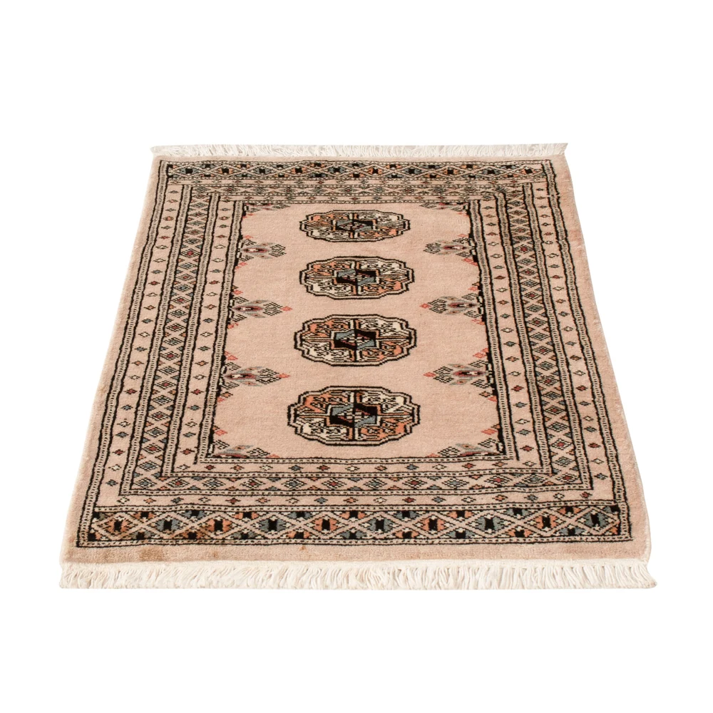Pakistan teppe - 90 x 60 cm - krem