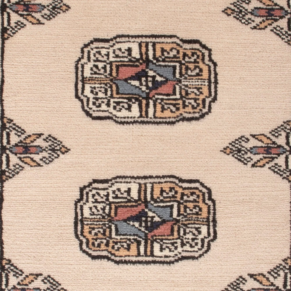Pakistan teppe - 93 x 63 cm - krem