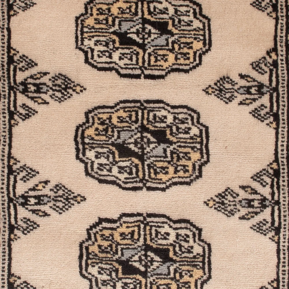 Pakistan teppe - 95 x 63 cm - krem