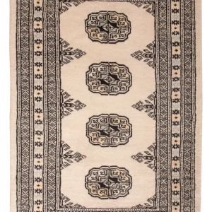 Pakistan teppe - 98 x 61 cm - krem