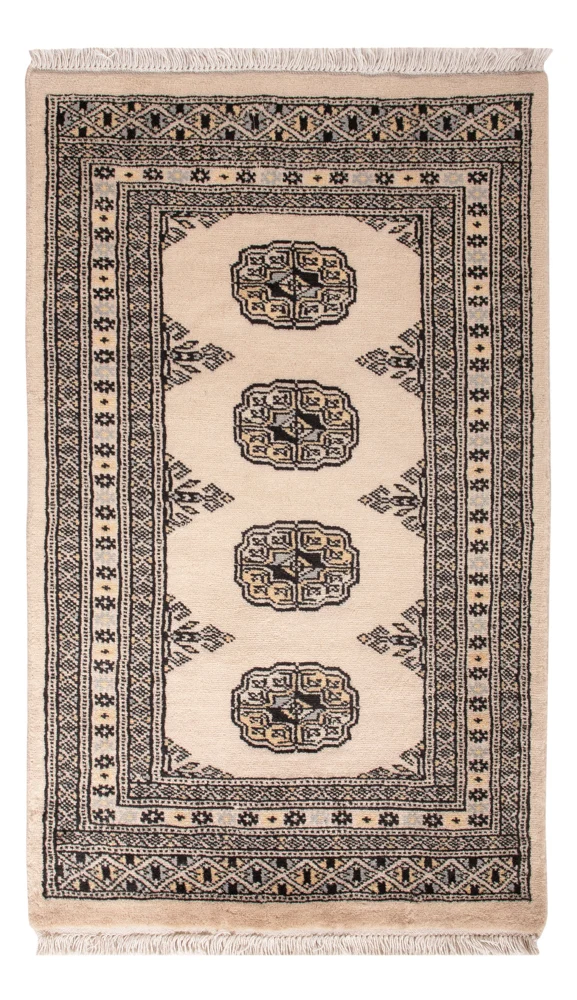 Pakistan teppe - 98 x 61 cm - krem